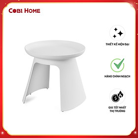 Bàn nhựa đúc Noruma 2 màu đen trắng . Nhập khẩu chính hãng Cobi Home