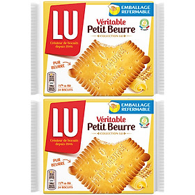 Combo 2 Bánh Quy Bơ Kinh Đô LU Veritable Petit Beurre Thanh (200g / Hộp)