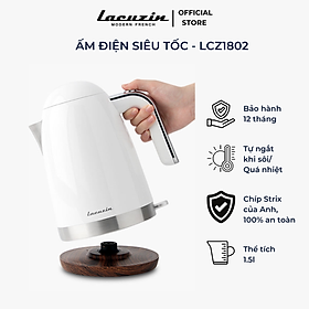 Mua Ấm điện đun nước siêu tốc hai lớp cách nhiệt 1 5L Lacuzin - LCZ1802