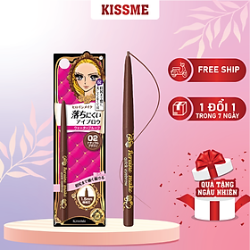 Bút Chì Sáp Kẻ Lông Mày Kissme Heroine Make Không Trôi Lõi Siêu Mịn 0.07g