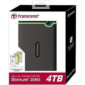 Mua ổ cứng gắn ngoài 4TB StoreJet 2.5  M3S Transcend - Hàng Chính Hãng