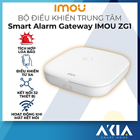 Mua Bộ điều khiển trung tâm Zigbee Imou ZG1 Smart Alarm Gateway - Kết nối 32 thiết bị  cài đặt không dây hoặc có dây  kết nối app Imou - Hàng chính hãng