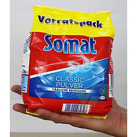 Bột rửa bát Somat 1.2kg + Tặng viên finish dùng thử