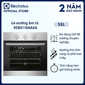 [Free Giao lắp] Lò nướng âm tủ Electrolux RZB2110AAXA 60cm 53L - Đa dạng chế độ nướng, Tính năng hẹn giờ thông minh [ Hàng chính hãng]