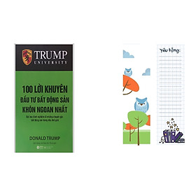 Download sách Trump University: 100 Lời Khuyên Đầu Tư Bất Động Sản Khôn Ngoan Nhất - Bài Học Kinh Nghiệm Từ Những Chuyên Gia Bất Động Sản Hàng Đầu Thế Giới - (Tặng Kèm Bookmark DQ)