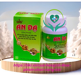 Kingphar ￼AN DẠ -Chai 40v - Giúp giảm viêm loét dạ dày, tá tràng, trào ngược thực quản, dịch vị, ăn uống không tiêu