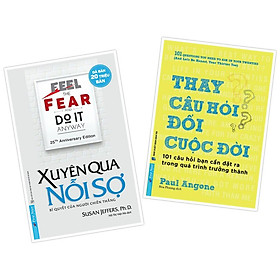 Sách - Combo Xuyên qua nỗi sợ + Thay câu hỏi đổi cuộc đời - FirstNews