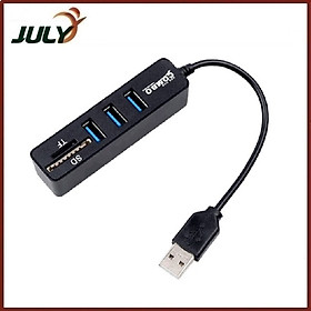 Mua Combo hub usb 2.0 + card reader- JL