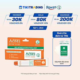Kem mờ sẹo và thâm dạng gel Acnes Scar Care 12g