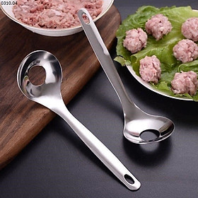 Mua Muỗng thìa inox tạo làm thịt viên  cá viên  chia thịt nhanh tiện dụng sạch sẽ