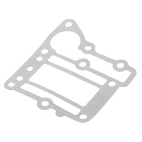 Motorbike Gasket Outer Cover, 6E3-41114-A1 ,Outer Exhaust Gasket, Engine Cylinder Gaskets for Yamaha 5HP Outboard Gasket Seal