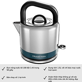 Mua Ấm Siêu Tốc Russell Hobbs Distinctions 26421-70 Nhập Đức Hàng Chính Hãng