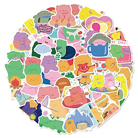 Sticker GẤU gummy bear hoạt hình cute trang trí mũ bảo hiểm,guitar,ukulele,điện thoại,sổ tay,laptop