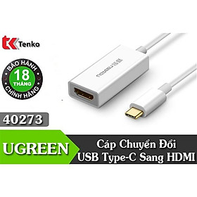 Hình ảnh Cáp chuyển đổi USB Type-C to HDMI chính hãng Ugreen UG-40273 hỗ trợ 4k*2K cao cấp