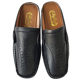 Dép Bít Đầu Nam BIGGBEN Da Bò Thật Cao Cấp SB118