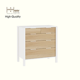 Mua HAPPY FURNITURE   Tủ lưu trữ 5 ngăn kéo - MOKA  THK_248   80cm x 45cm x 80cm DxRxC