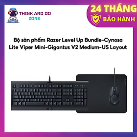 Mua Bộ sản phẩm Razer Level Up Bundle–Cynosa Lite Viper Mini-Gigantus V2 Medium–US Layout_RZ85-02741200-B3M1- HÀNG CHÍNH HÃNG