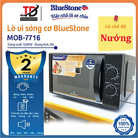 Mua Lò vi sóng có nướng BlueStone MOB-7716 20 lít   Công Suất 1270W   Hàng Chính Hãng