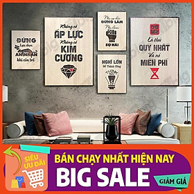 Mua Bộ 5 tấm tranh động lực phối cực đẹp (có chọn thể thay thế nội dung)