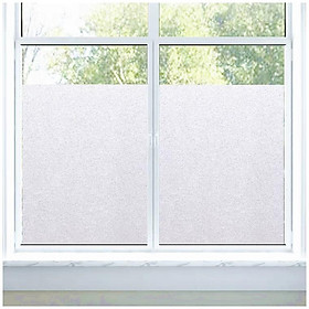 Mua 1 mét Decal dán kính mờ nhám cát không họa tiết khổ 0.45m keo sẵn