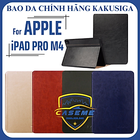 [iPad Pro M4] Bao da dành cho iPad Pro M4 -11 inch 2024. iPad Pro M4 - 13 inch 2024 chính hãng KAKU Cao Cấp - Hàng Chính Hãng - iPad Pro 13 inch M4 2024 - Đen