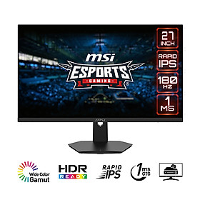 Màn hình Gaming MSI G274F (27 inch/FHD/IPS/170HZ/1MS) - Hàng Chính Hãng