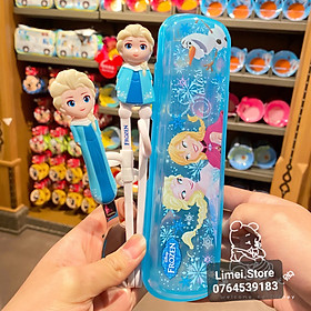 Mua Set hộp đũa muỗng tập ăn nhựa 3D Disney hình Frozen