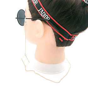 Dây kính chuỗi đeo gọng kiếng thời trang titan không gỉ hình học ấn tượng hot trend