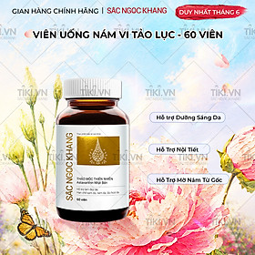 Viên uống Sắc Ngọc Khang Thảo Mộc Thiên Nhiên (60 viên) hỗ trợ làm đẹp da hạn chế sạm da, nám da, lão hóa da