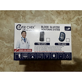 Máy đo đường huyết Clever Check ( Kèm 25 que thử)