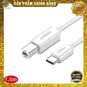 Cáp máy in USB Type C Ugreen 40417 dài 1,5m chính hãng - Hàng Chính Hãng