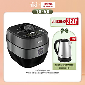 Nồi áp suất điện đa năng Tefal Smart Pro IH CY638868 - 5L - Nấu nhanh tiết kiệm thời gian - 19 thực đơn nấu ăn và 3 chế độ đặc biệt - Tối ưu hương vị và dinh dưỡng món ăn - Hàng chính hãng