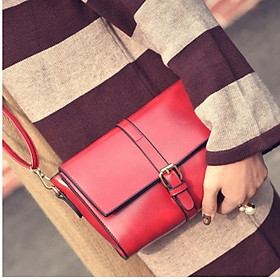 Túi đeo chéo thời trang phong cách Đồ Da Thành Long TLG 208094 4(đỏ)