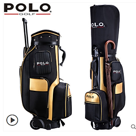 Túi Gậy Golf PôLô, Đựng Được 14 - 16 Gậy, Chất Liệu Vải Dù, Kháng Nước Tốt