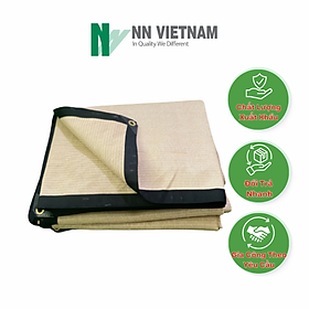 Lưới che nắng HDPE sợi dẹt Hàn Quốc che mát 90% che mát sân vườn, ban công, khu vui chơi ngoài trời. Nhiều màu sắc và kích thước - màu beige - 3mx1m
