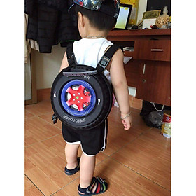 Balo bánh xe học sinh phong cách (giao màu ngẫu nhiên)