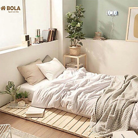 Mua Giường Ngủ Pallet Gỗ Thông Gấp Gọn Bola