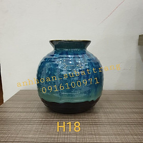 Mua Lọ hoa Bát Tràng men hỏa biến