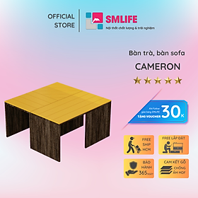 Mua Bàn sofa hiện đại bằng gỗ cho phòng khách SMLIFE Cameron