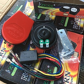Mua Bộ còi ngân xe máy ô tô 12 tiếng kêu to mẫu mới chống nước loại tốt hàng cao cấp lắp các xe