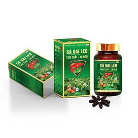 Cà Gai Leo Chai Tam Thất Xạ Đen - Chai 50 viên - Hỗ trợ mát gan