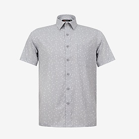 Áo sơ mi nam ngắn tay Khatoco A1MN468T2-CNIN669-2612-N