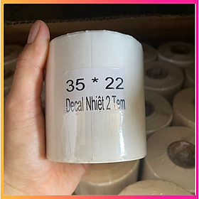 Mua Decal nhiệt 2 tem 35x22 - giấy in tem nhãn 35×22mm -Decal nhiệt 2 tem 72x22 mm