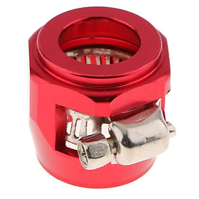 Aluminum AN10 Fuel Hose Finisher Clamp, Hexagon Fuel/ Oil Hose Clip for Car Oil
