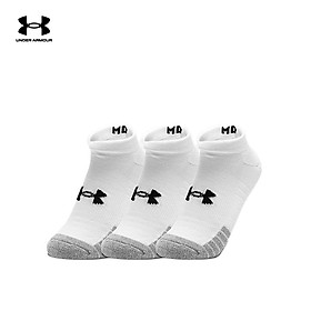 Vớ thể thao unisex Under Armour Training No Show U White White Black