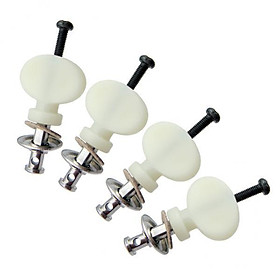 2X 4 pieces Ukulele Tuning Pegs Pin Machines for Ukulele Classical Guitar White