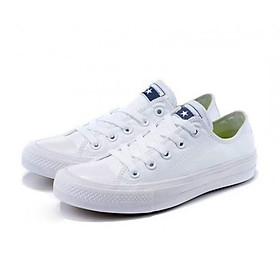 Giày Ck2 AllStar Nữ Cổ Thấp Trắng