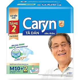 Tã Dán Người Lớn Caryn M10 - Tặng 2 Miếng