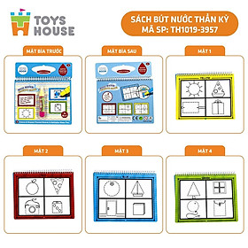 Sách tô màu bút nước thần kỳ ToysHouse cho trẻ em 3-4-5 tuổi