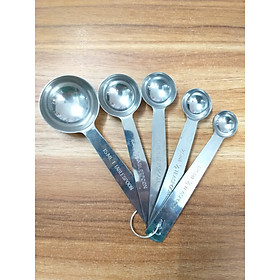 Bộ thìa đong inox 5 chiếc